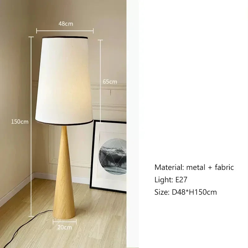 Modern Wooden LED Floor Lamp for Living Room and Bedroom Decor 7