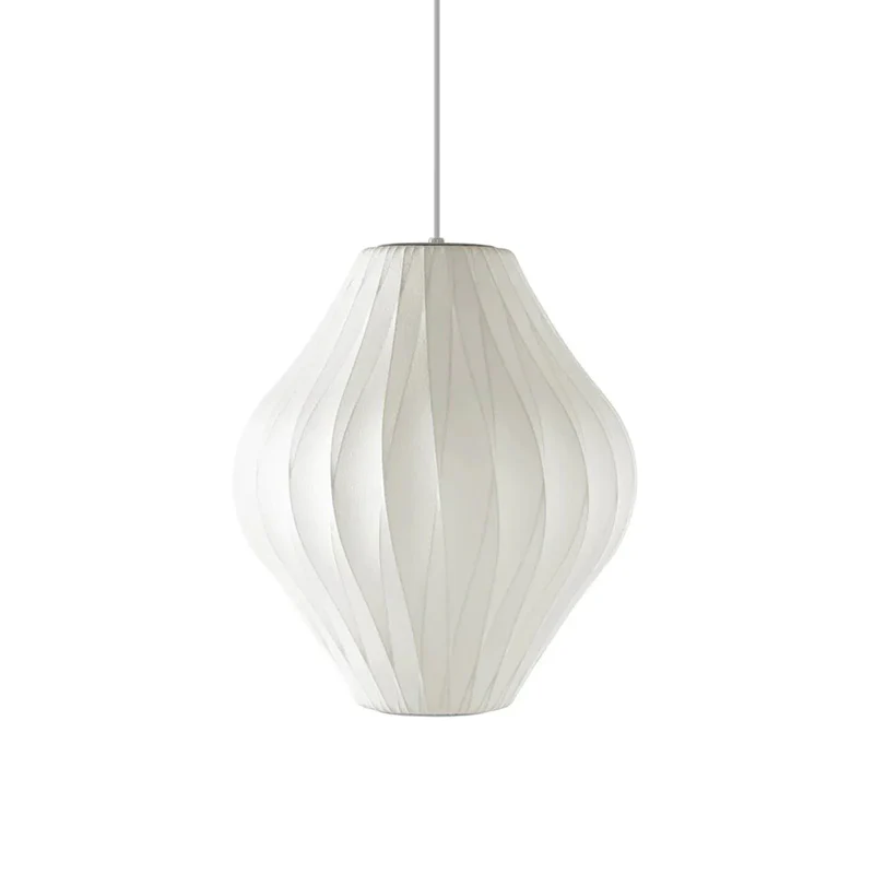 Nelson Bubble Pendant Lamp - Adjustable Height Kitchen Pendant Lighting Fixture 18
