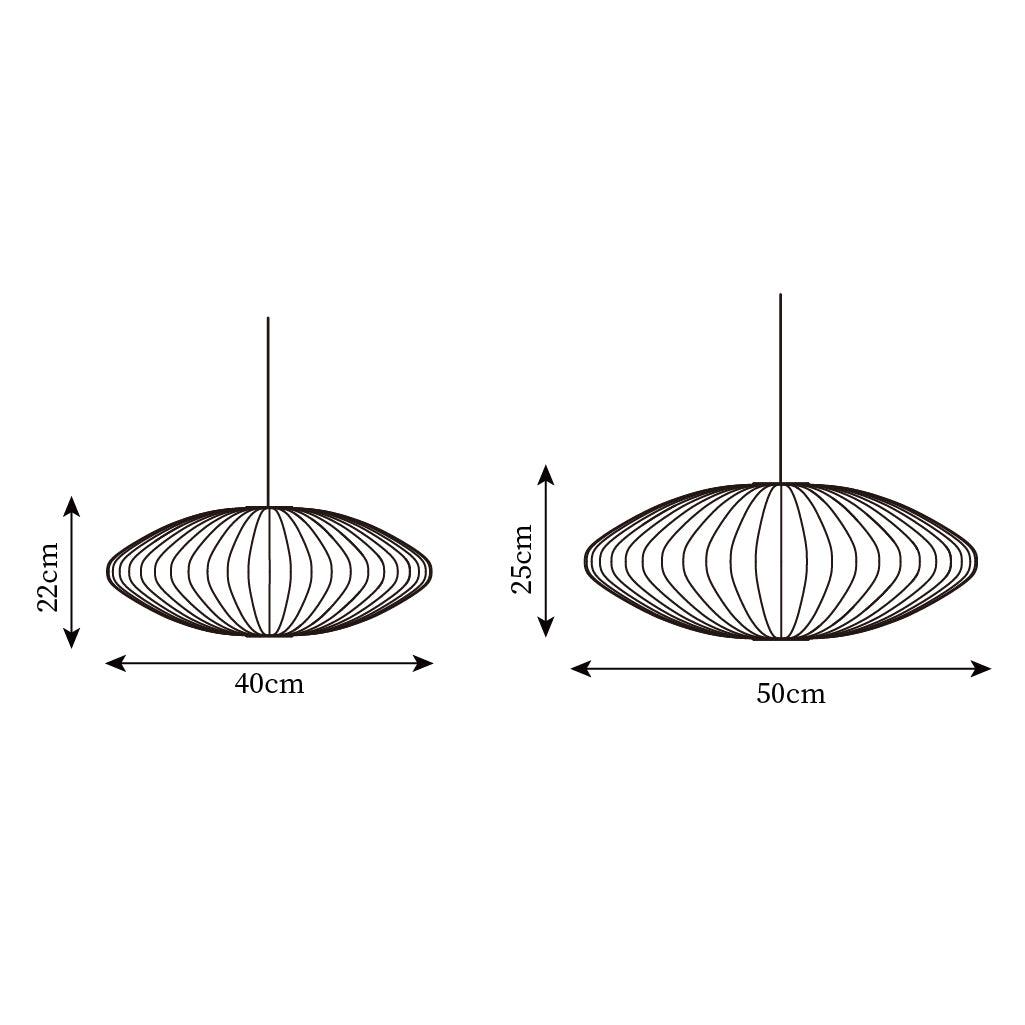 Nelson Bubble Pendant Lamp - Adjustable Height Kitchen Pendant Lighting Fixture 5