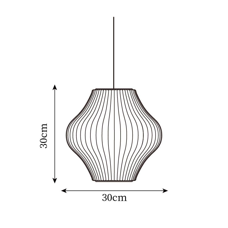 Nelson Bubble Pendant Lamp - Adjustable Height Kitchen Pendant Lighting Fixture 7