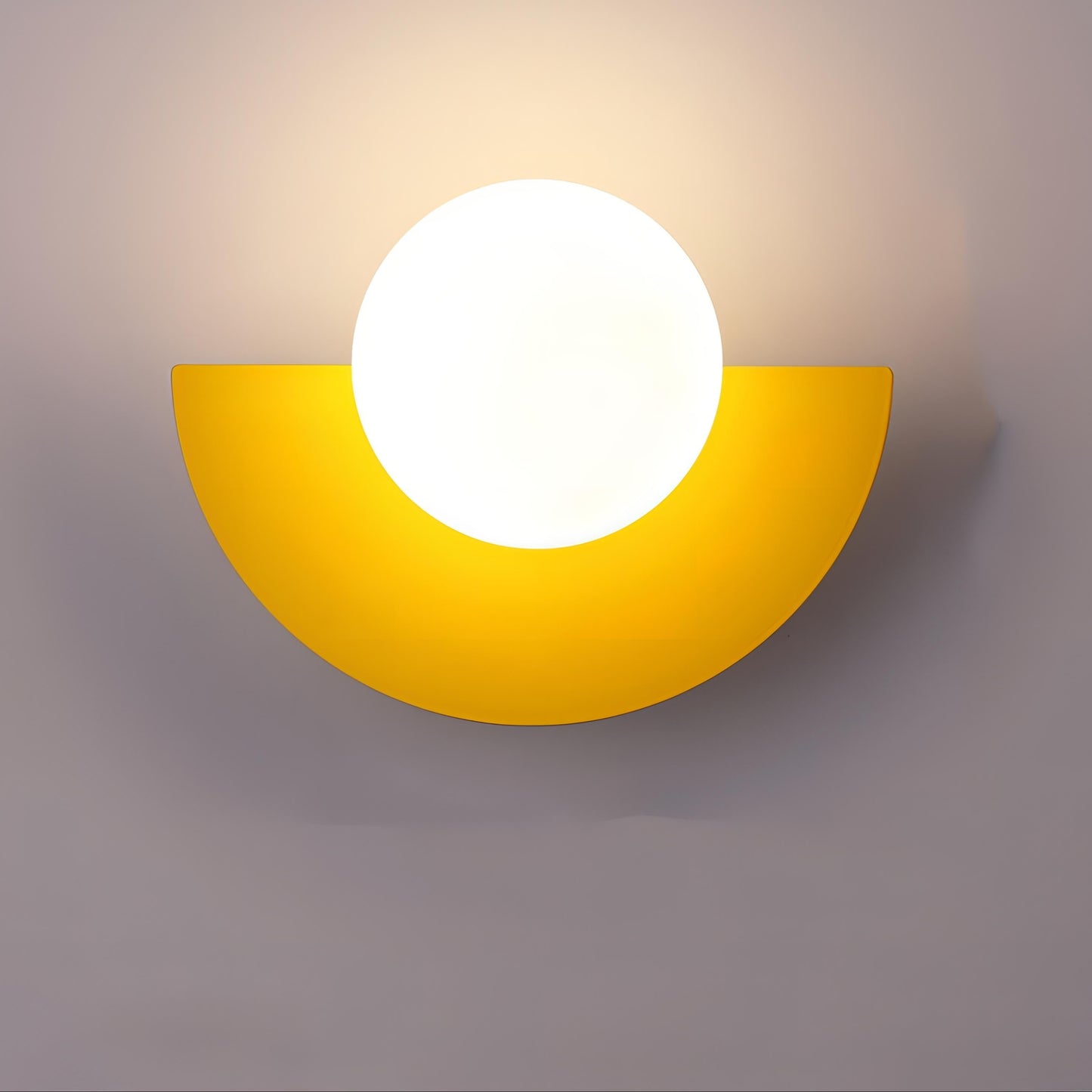 Nordic Semicircle Wall Sconce Light with 6 Color Options for Modern Home Lighting 5