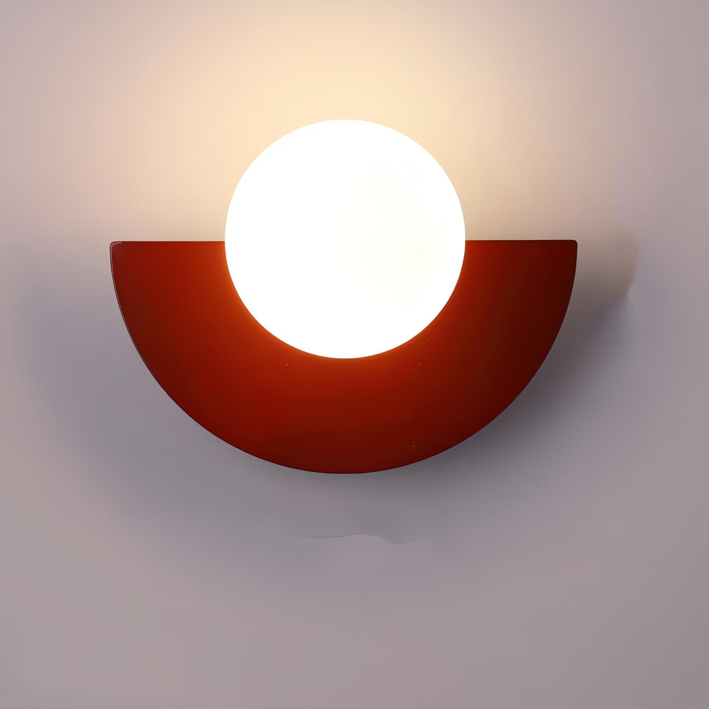 Nordic Semicircle Wall Sconce Light with 6 Color Options for Modern Home Lighting 6