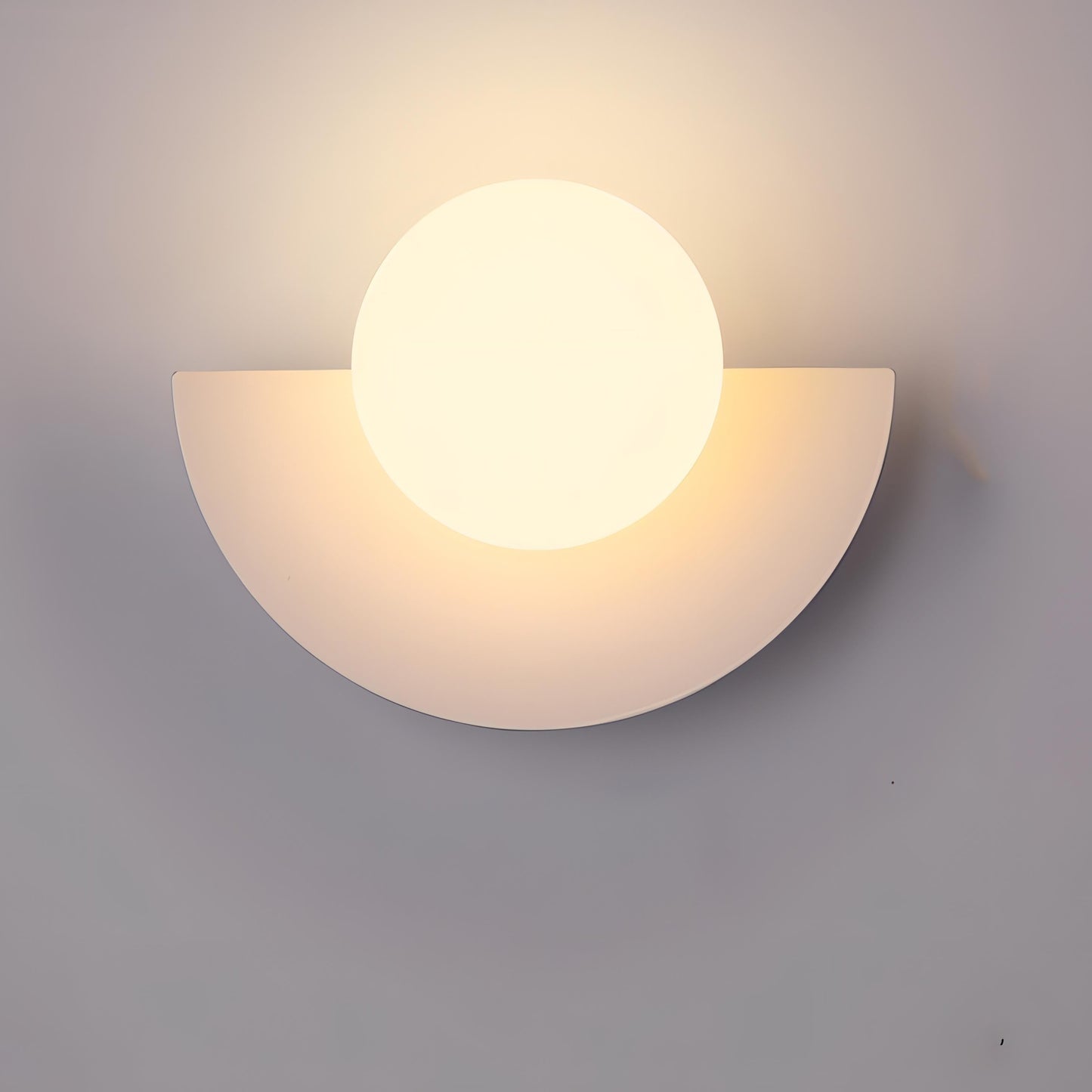 Nordic Semicircle Wall Sconce Light with 6 Color Options for Modern Home Lighting 7