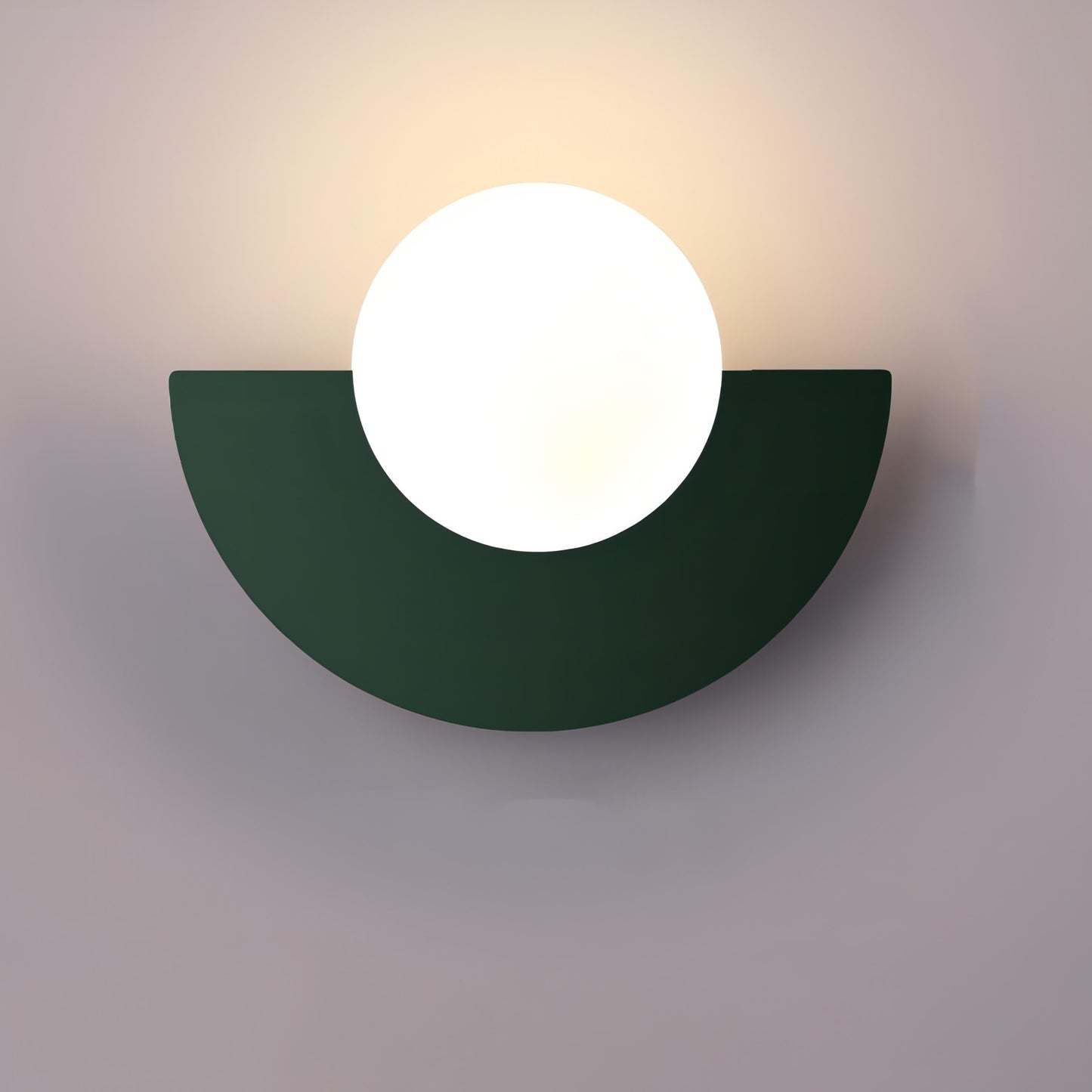 Nordic Semicircle Wall Sconce Light with 6 Color Options for Modern Home Lighting 8