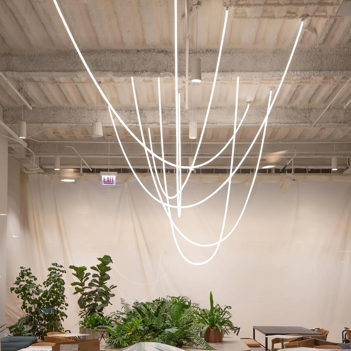 Flexible LED Pendant Light
