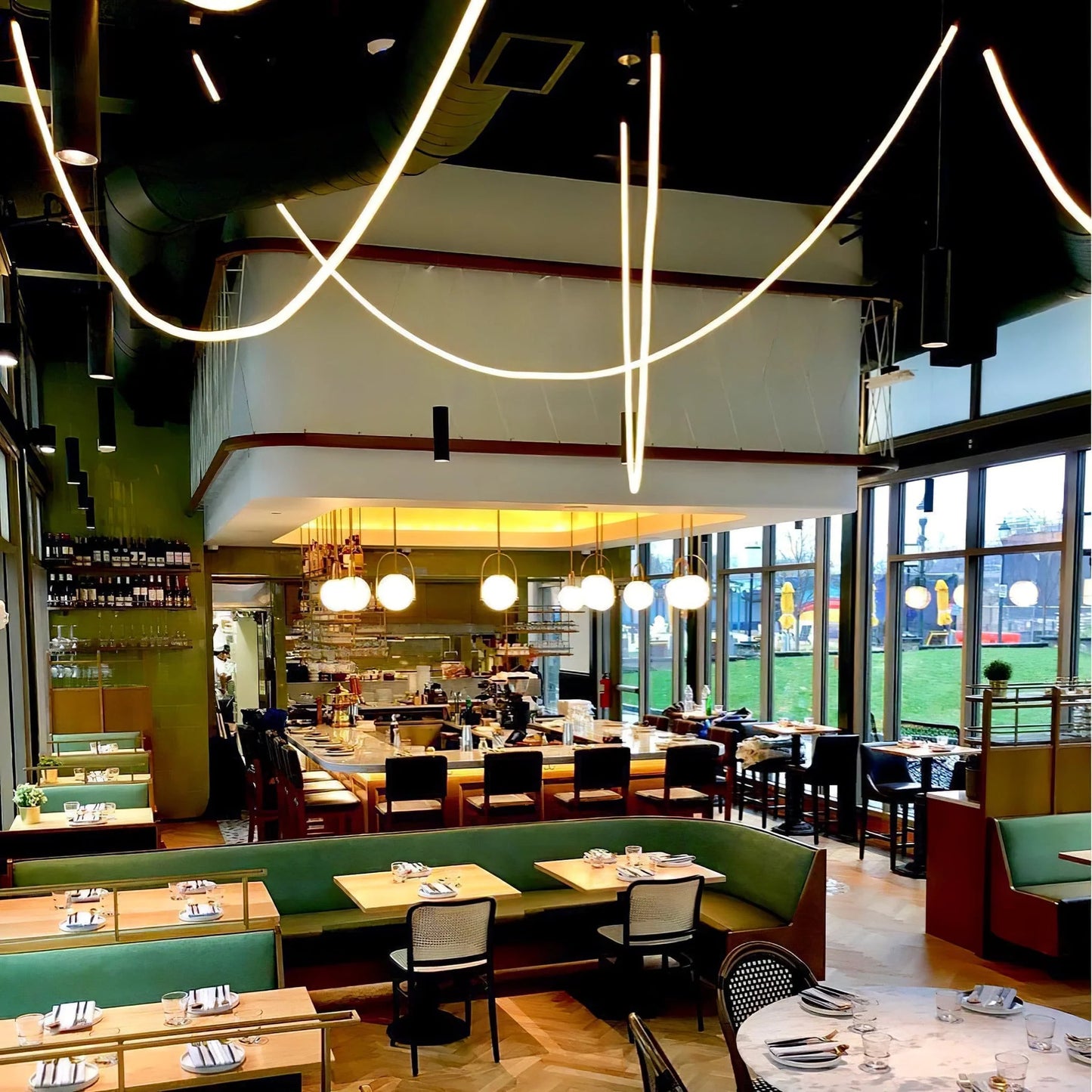 Flexible LED Pendant Light