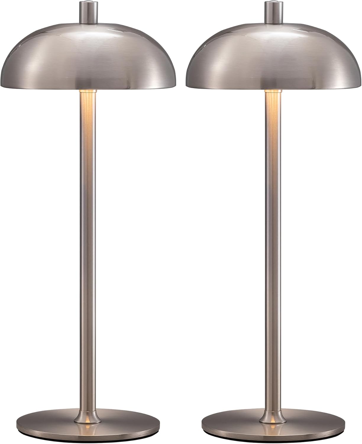 Cordless LED Table Lamps Set of 2 with Touch Dimming for Indoor & Outdoor