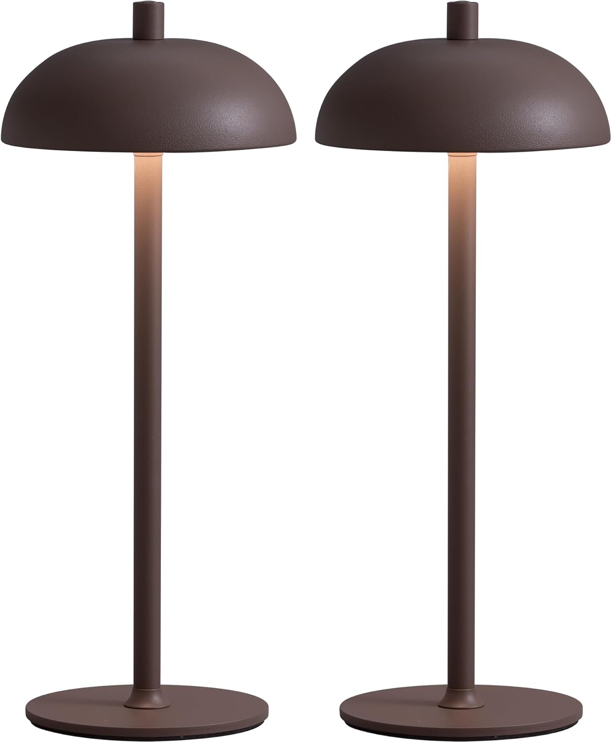 Cordless LED Table Lamps Set of 2 with Touch Dimming for Indoor & Outdoor