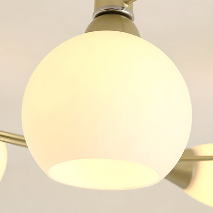 Close-up of a light bulb with a beige background