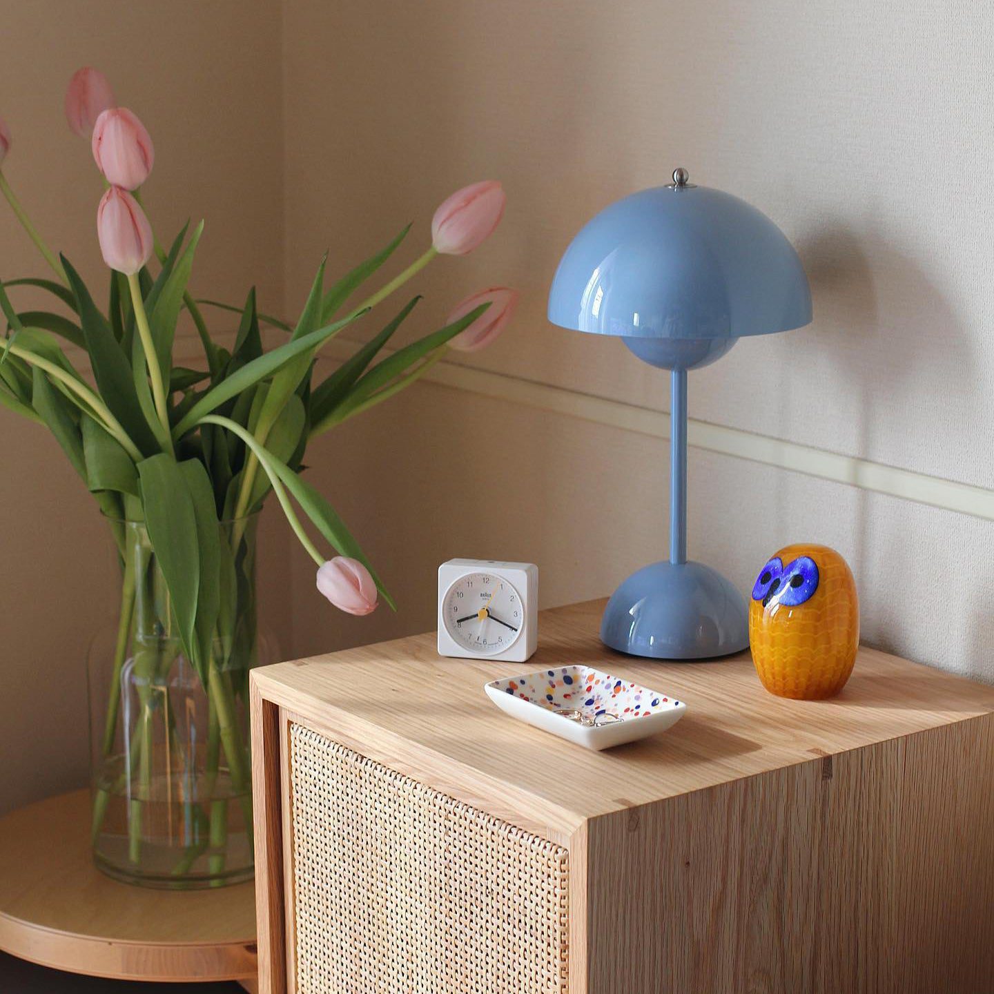 Flowerpot Mushroom Table Lamp with Touch Control