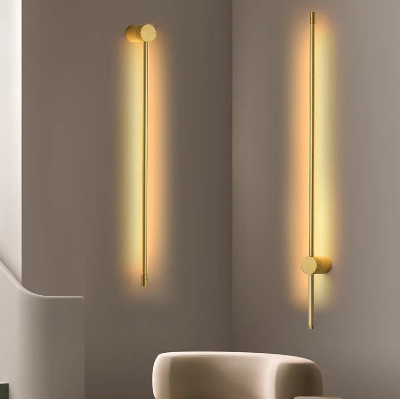 Modern LED Wall Light with Remote Control for Custom Brightness Sconce