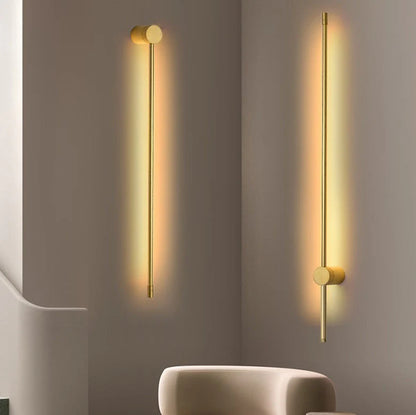 Modern LED Wall Light with Remote Control for Custom Brightness Sconce