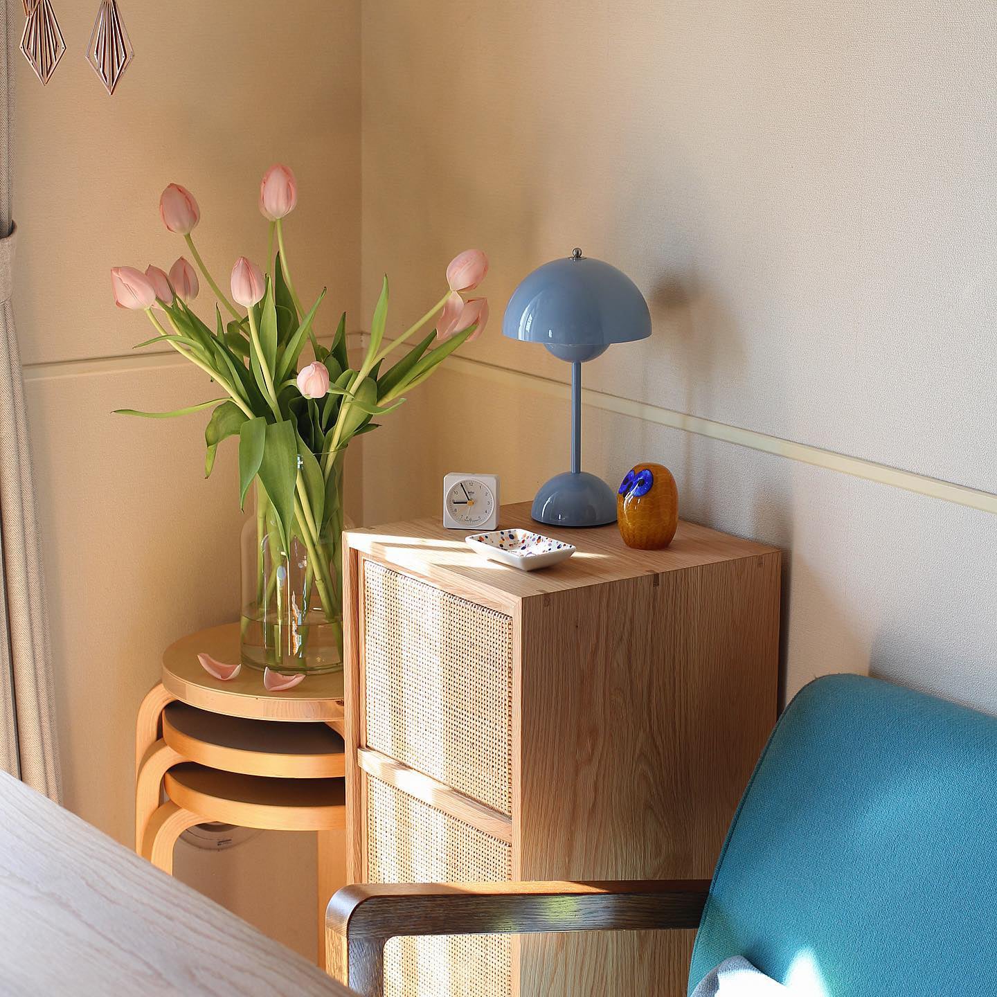 Flowerpot Mushroom Table Lamp with Touch Control