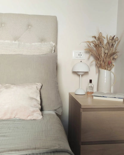 Flowerpot Mushroom Table Lamp with Touch Control