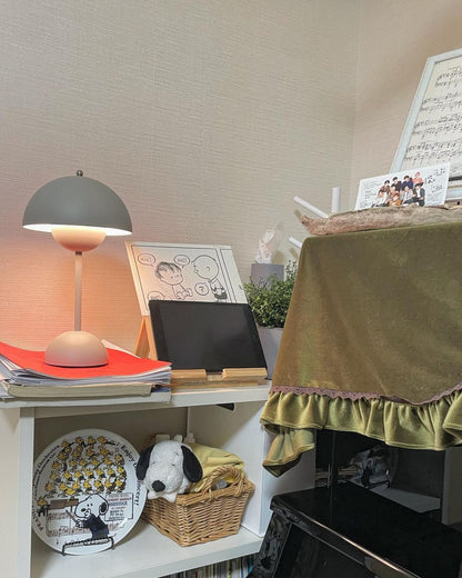 Flowerpot Mushroom Table Lamp with Touch Control