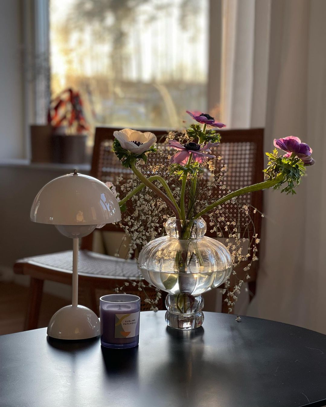 Flowerpot Mushroom Table Lamp with Touch Control