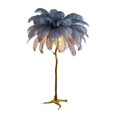 Modern Floor Lamp Nordic Ostrich Feather