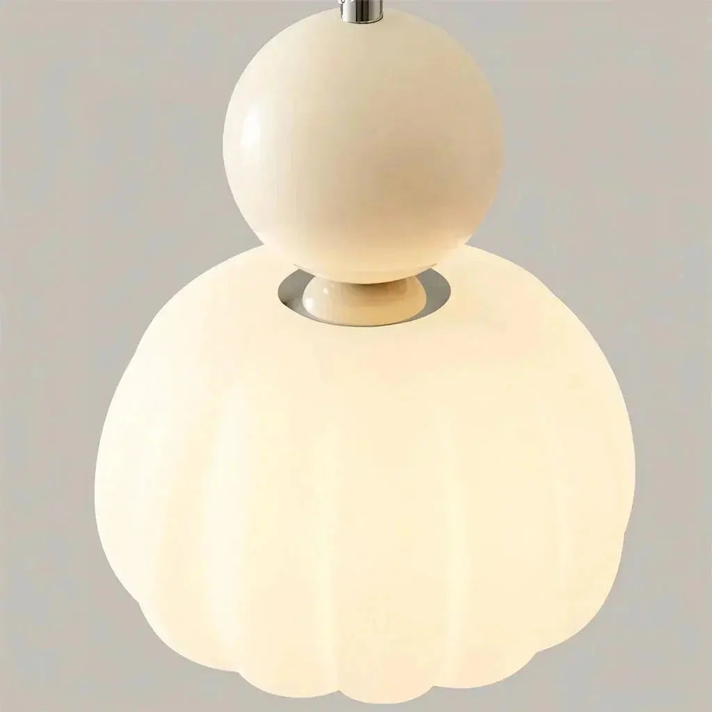 Cream Art Deco Pendant Light