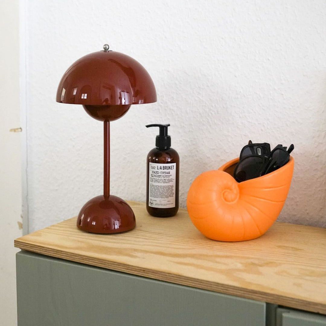 Flowerpot Mushroom Table Lamp with Touch Control