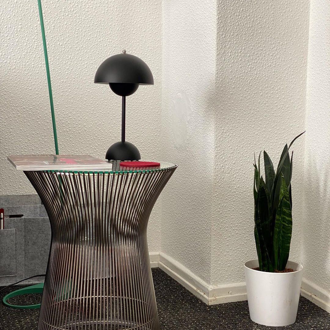 Flowerpot Mushroom Table Lamp with Touch Control