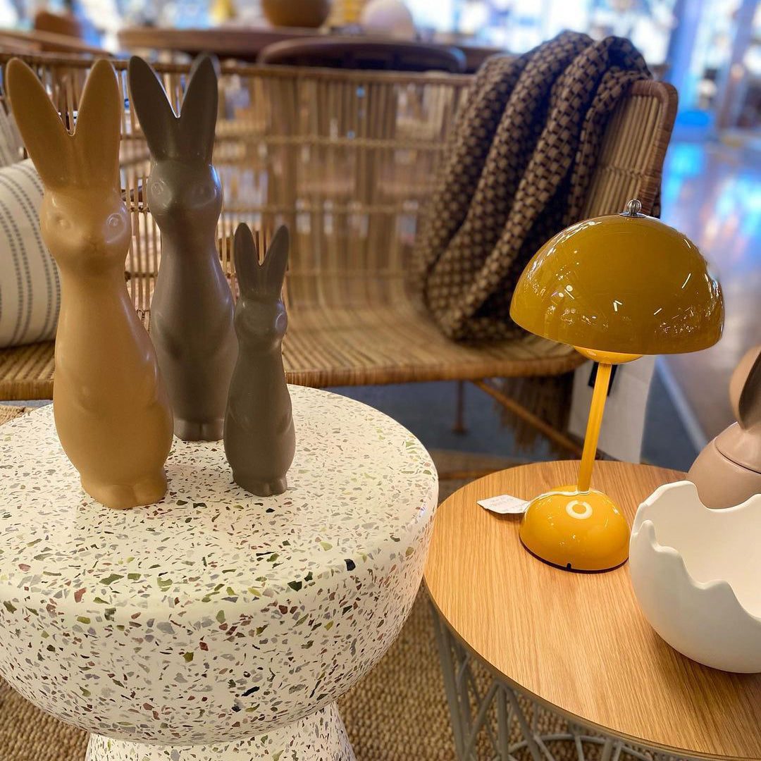 Flowerpot Mushroom Table Lamp with Touch Control