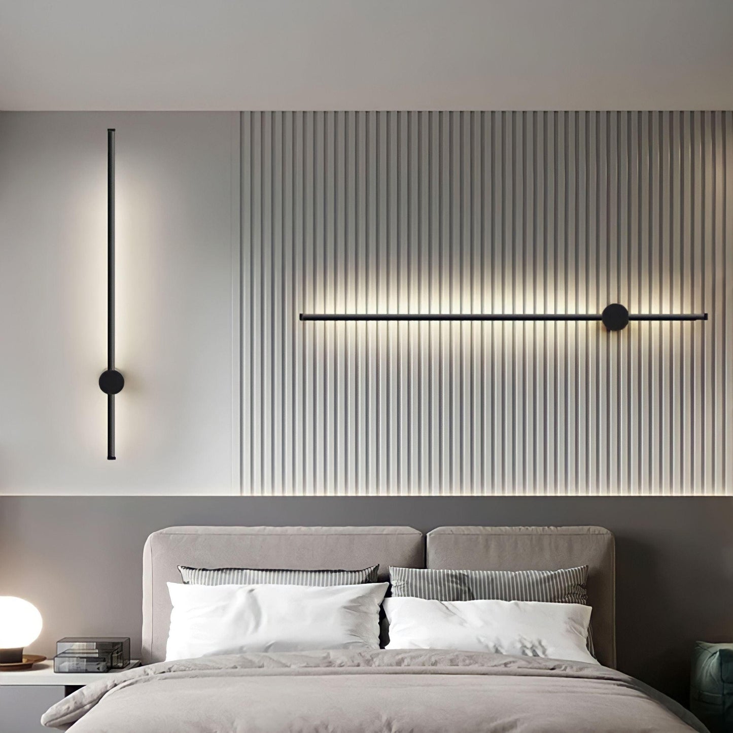 360° Rotating LED Wall Light with Remote Control for Custom Brightness Sconce 1