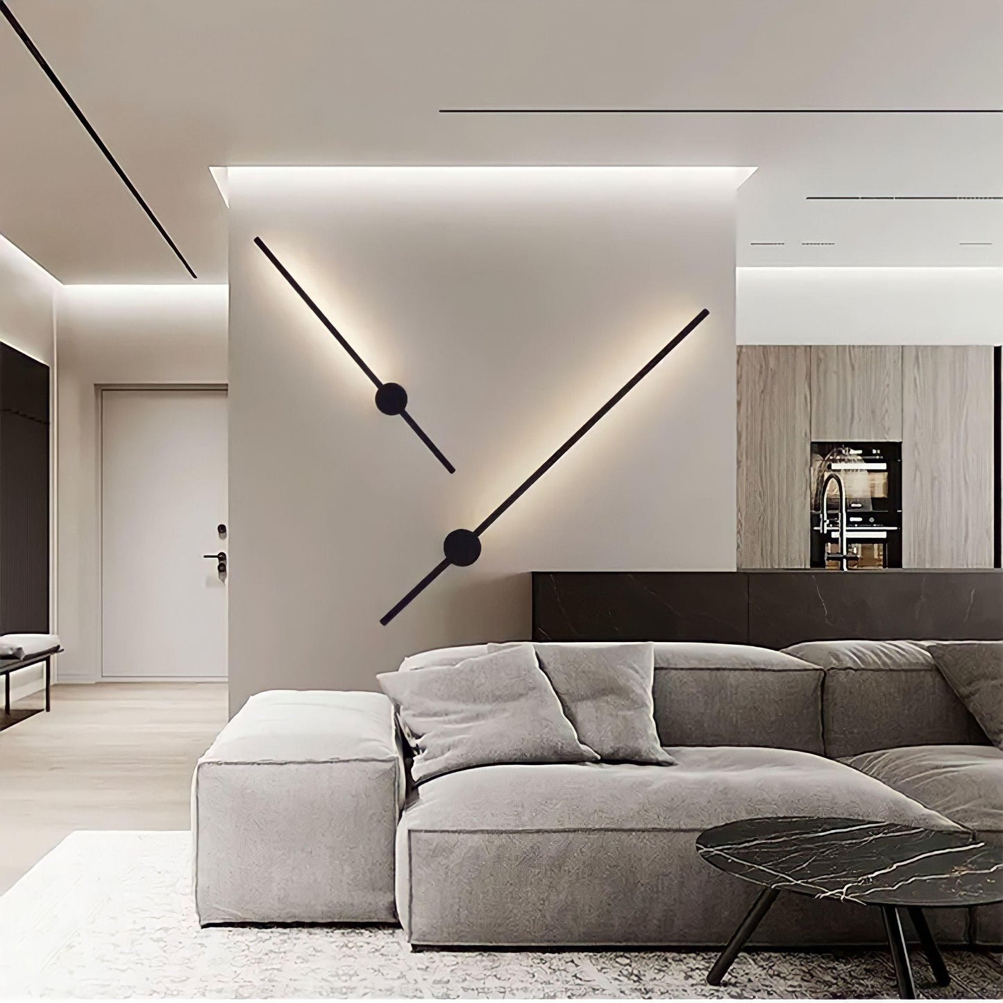 360° Rotating LED Wall Light with Remote Control for Custom Brightness Sconce 2