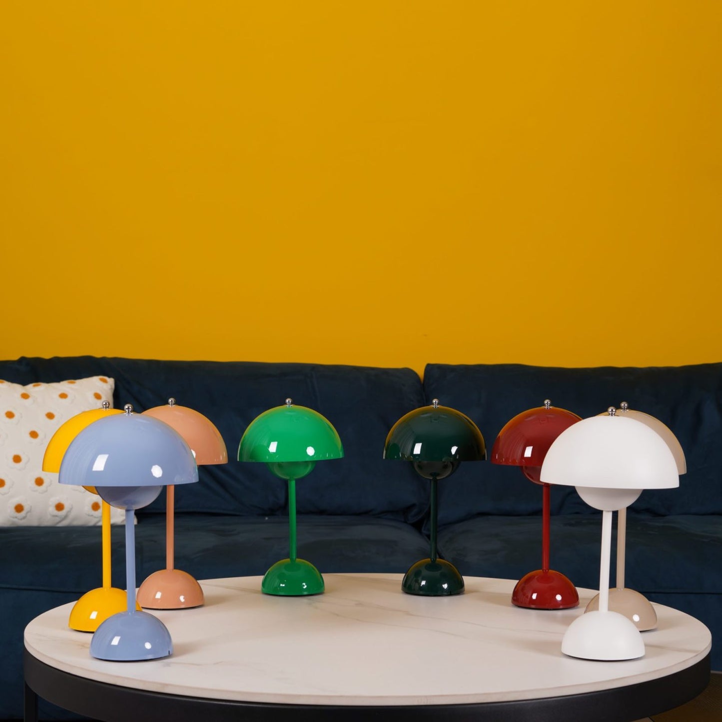 Flowerpot Mushroom Table Lamp with Touch Control