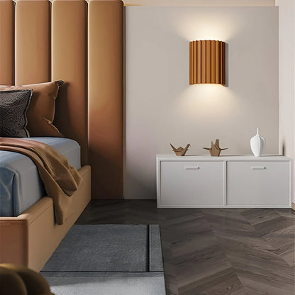 Modern Artistic Resin Wall Light with LED for Versatile Home Spaces