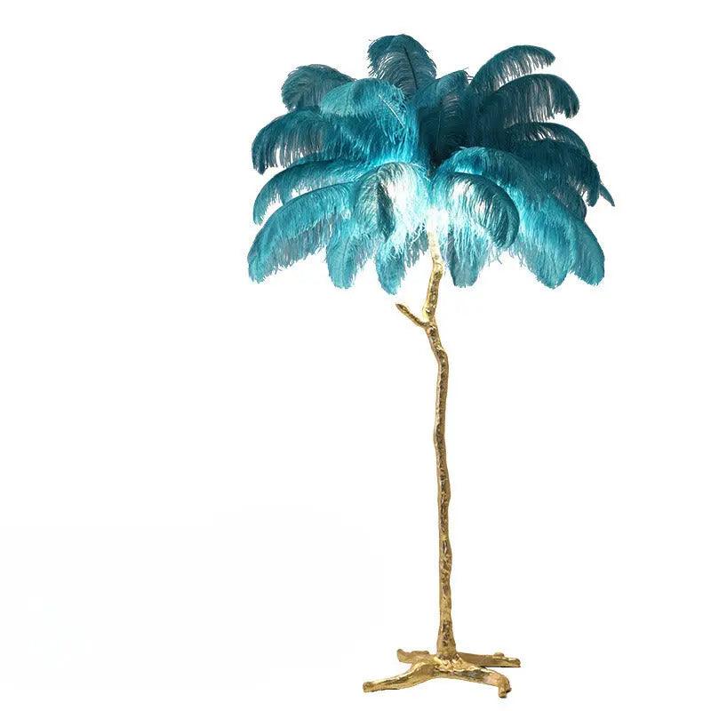 Modern Floor Lamp Nordic Ostrich Feather