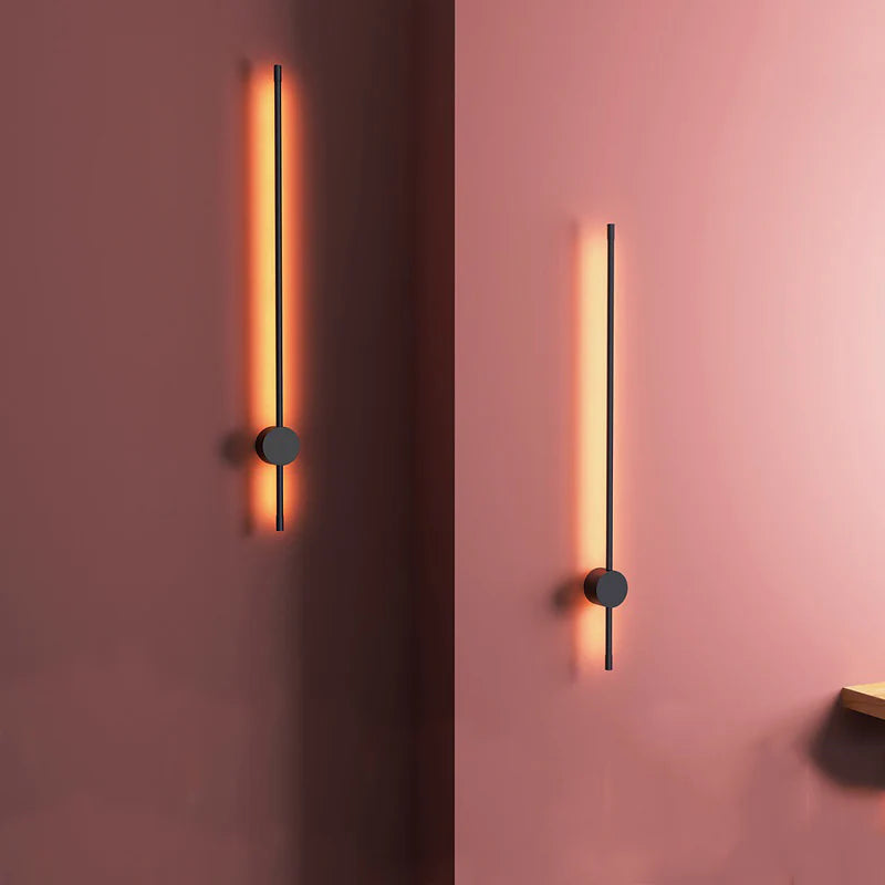 Modern LED Wall Light with Remote Control for Custom Brightness Sconce