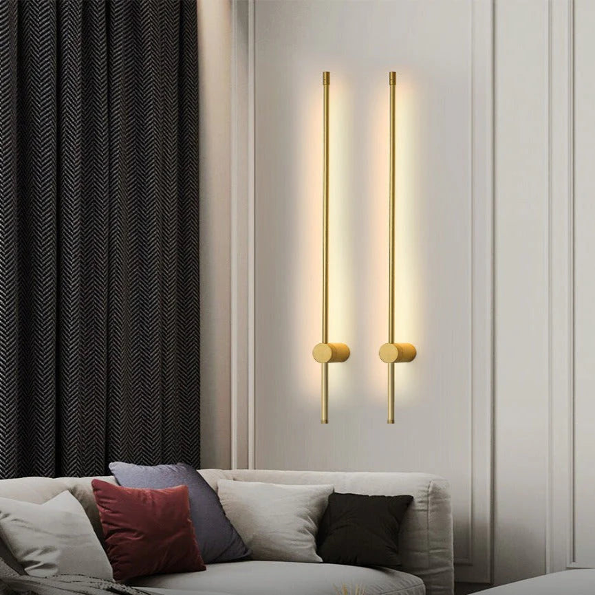 Modern LED Wall Light with Remote Control for Custom Brightness Sconce