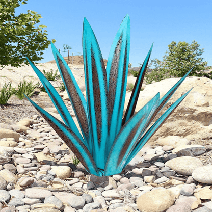 Handmade Solar Agave Garden Lamp – Waterproof Outdoor Solar Garden Lights