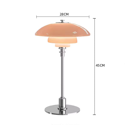 Modern Danish Table Lamp Elegant Glass Design for Bedroom & Living Room