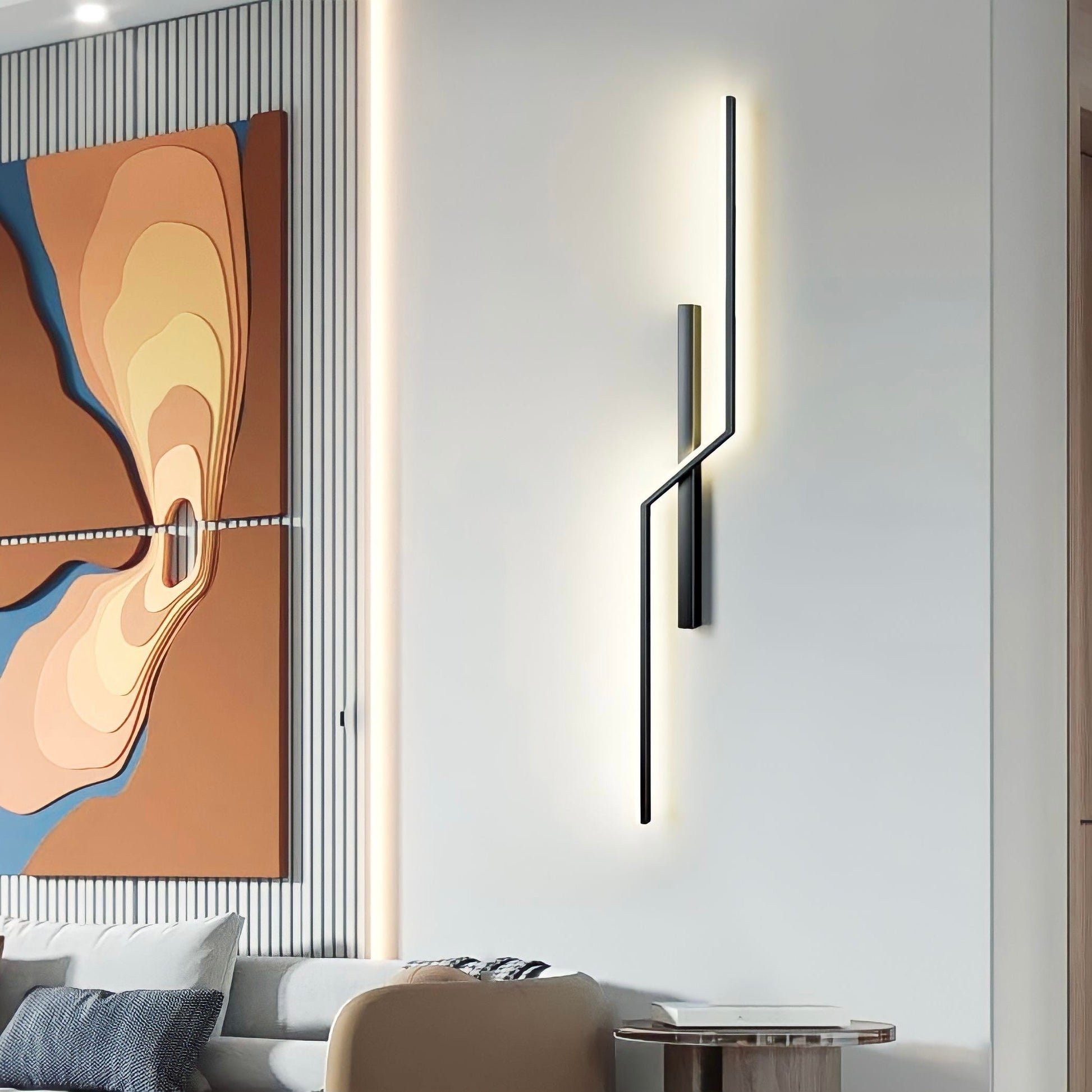 Adjustable LED Wall Light Sconce for Modern Spaces with Remote Control 2
