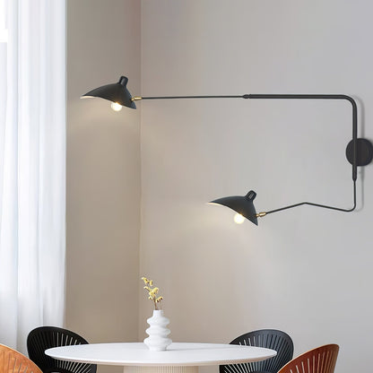 Adjustable Serge Mouille Wall Sconce Light for Modern Interior Spaces 6