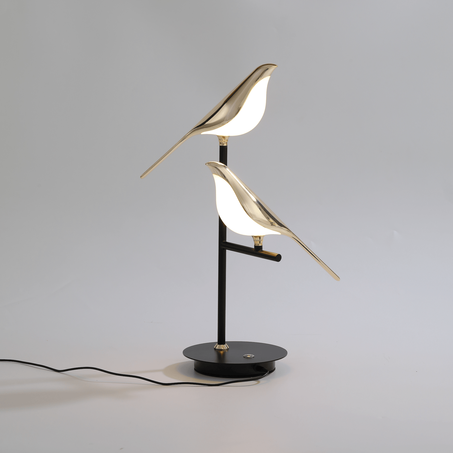 Artistic Golden Bird Table Lamp - Unique LED Nightstand Lamp for Bedroom Decor 4