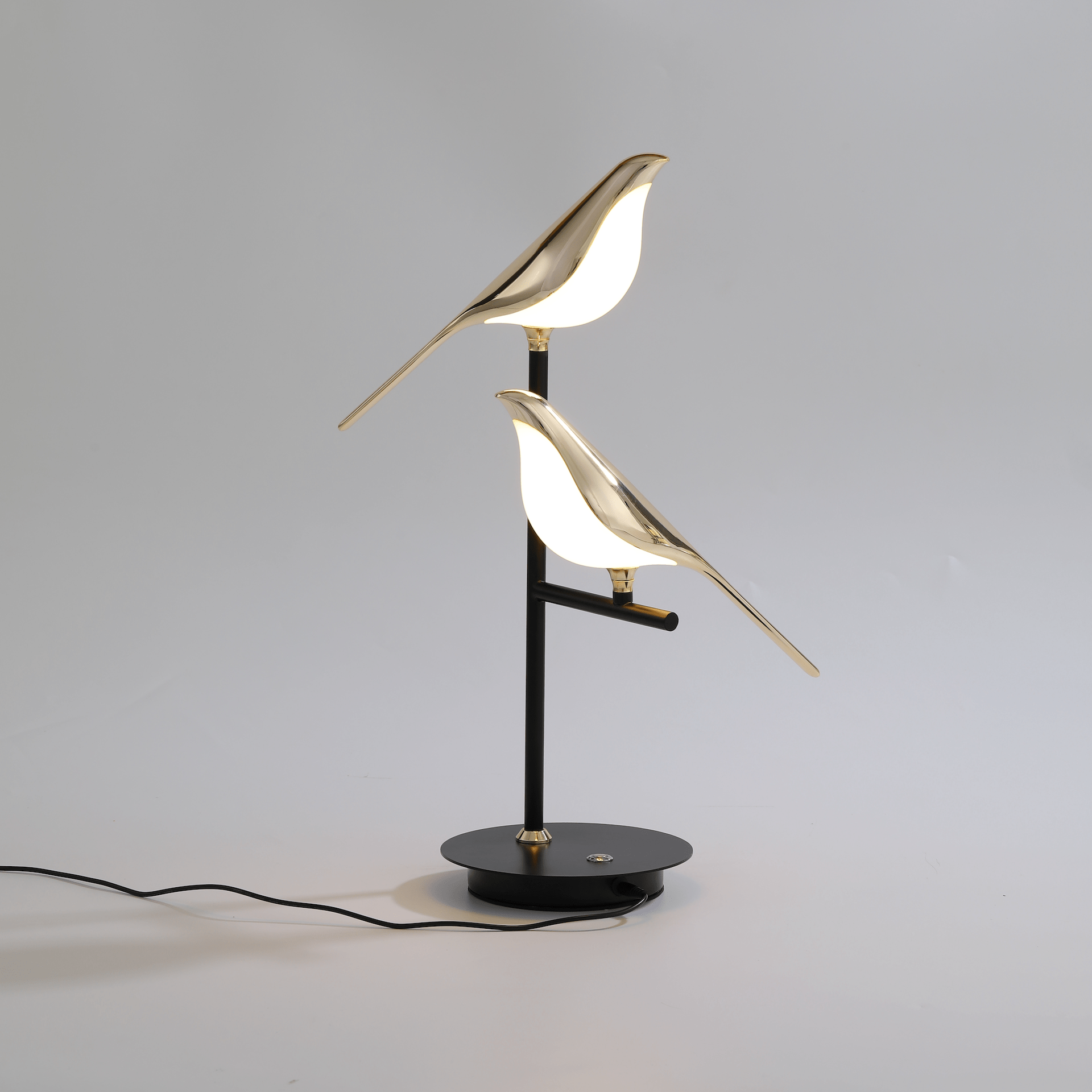 Artistic Golden Bird Table Lamp - Unique LED Nightstand Lamp for Bedroom Decor 4