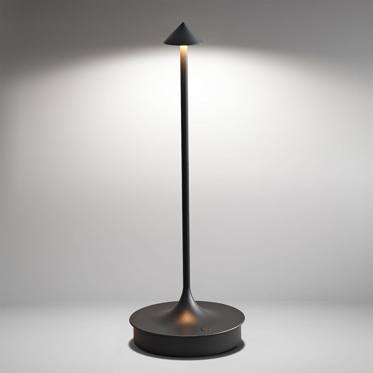 Cordless Rechargeable LED Table Lamp with Touch Dimming & Waterproof Design