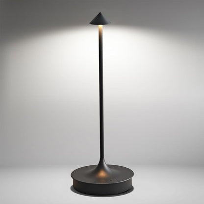 Cordless Rechargeable LED Table Lamp with Touch Dimming & Waterproof Design