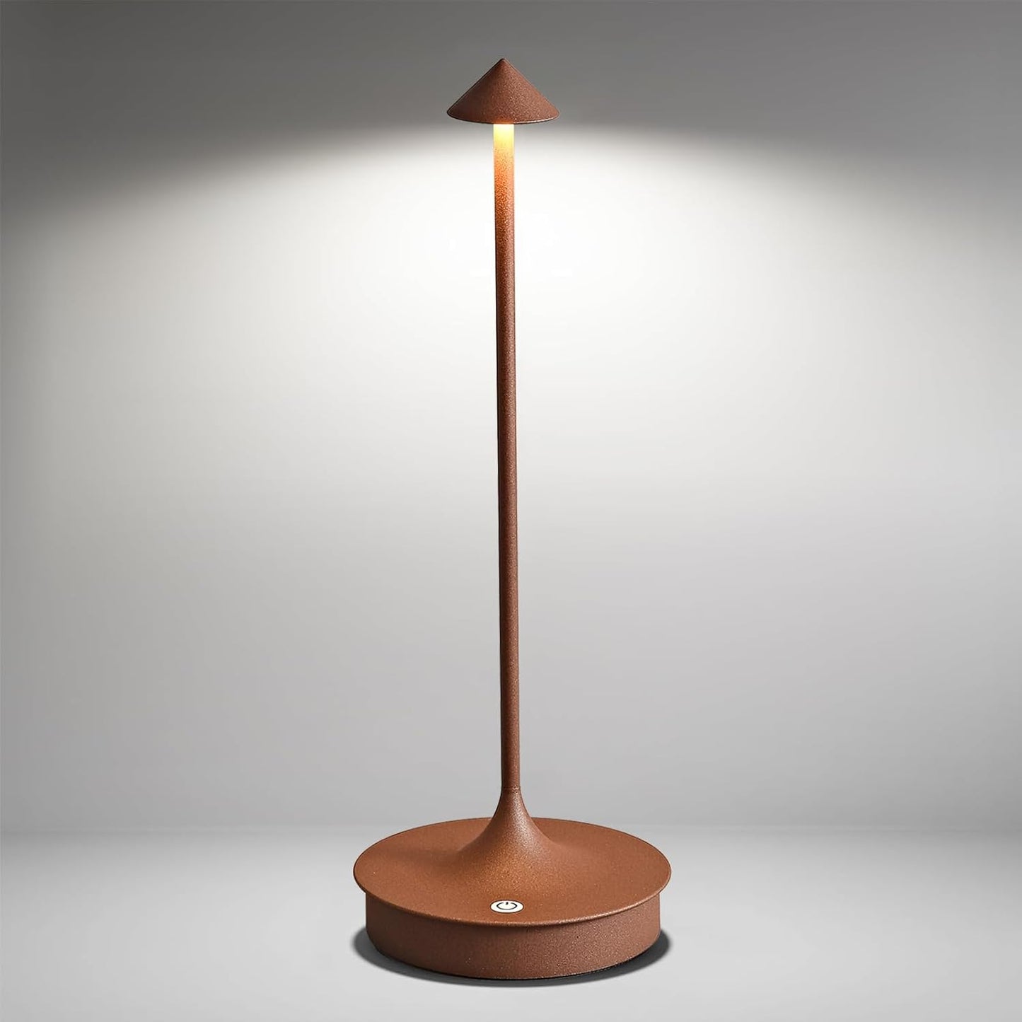 Cordless Rechargeable LED Table Lamp with Touch Dimming & Waterproof Design