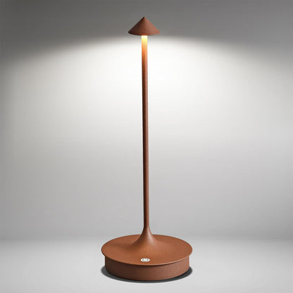 Cordless Rechargeable LED Table Lamp with Touch Dimming & Waterproof Design