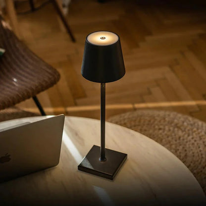 Portable Rechargeable LED Table Lamp - Touch-Dimming Cordless & Stylish Design