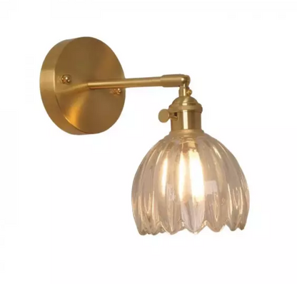 Retro Tulip-Shaped Wall Light for Elegant Home Decor and Ambient Lighting