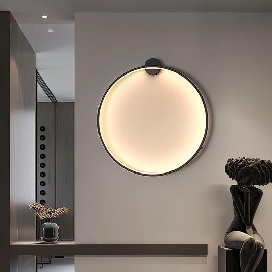 Circle Classic Adjustable Wall Light Sconce for Relaxing Atmosphere in Black or Gold 1