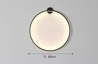 Circle Classic Adjustable Wall Light Sconce for Relaxing Atmosphere in Black or Gold 11
