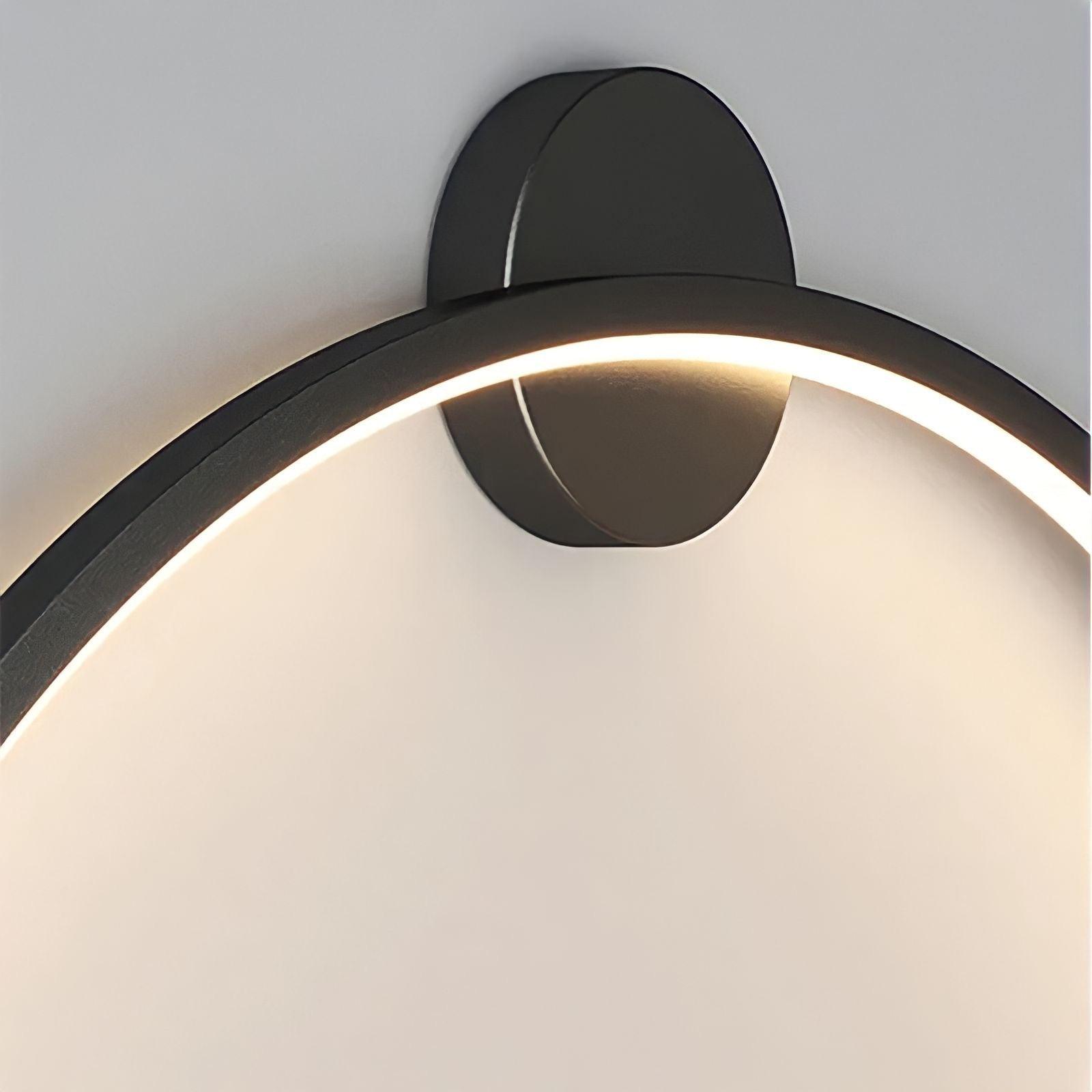 Circle Classic Adjustable Wall Light Sconce for Relaxing Atmosphere in Black or Gold 4