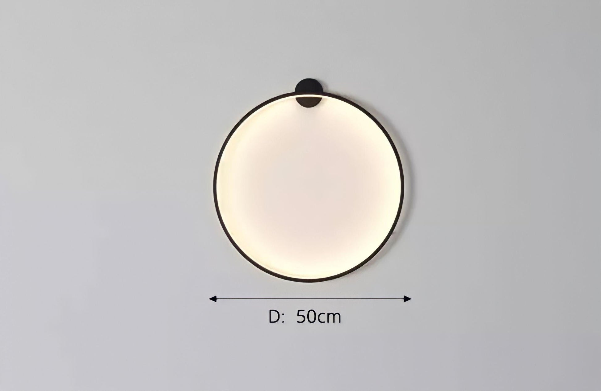 Circle Classic Adjustable Wall Light Sconce for Relaxing Atmosphere in Black or Gold 9