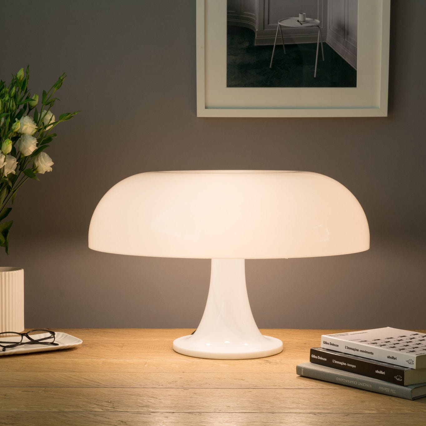 Curved Design Table Lamp - Versatile Indoor Lighting for Bedroom or Living Room 0