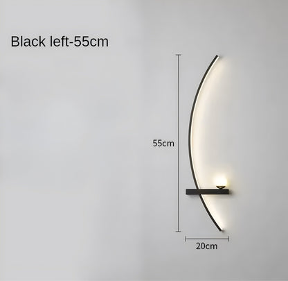 Dimmable Modern Wall Sconce with Minimalist Design for Bedroom and Living Room 0